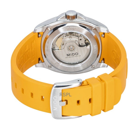 Orologio da uomo Mido Multifort TV Big Date con cinturino in gomma e quadrante grigio, automatico M049.526.17.081.00, 100 m