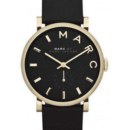 Marc By Marc Jacobs Baker quadrante nero cinturino in pelle MBM1269 orologio da donna