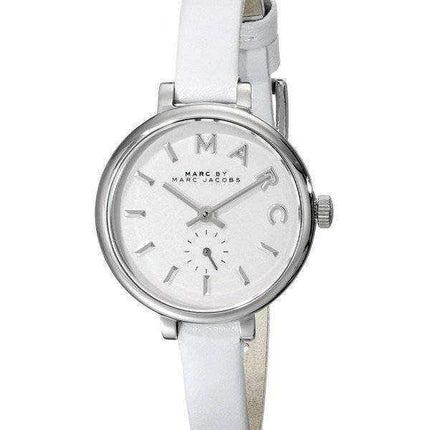 Marc By Marc Jacobs Sally quadrante bianco cinturino in pelle bianca MBM1350 orologio da donna