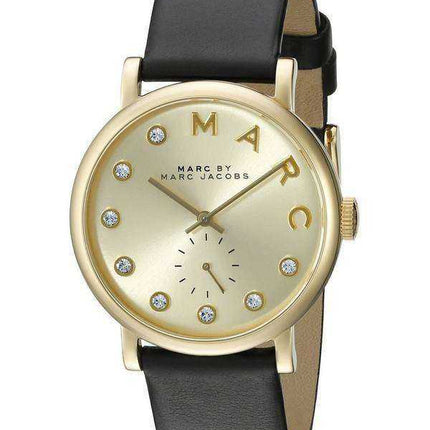 Marc by Marc Jacobs Baker Quartz Gold Tone Crystals MBM1399 Orologio da donna