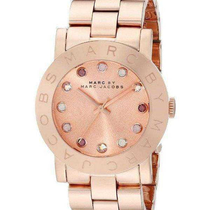 Orologio da donna Marc By Marc Jacobs Amy Dexter Glitz in oro rosa con quadrante MBM3216