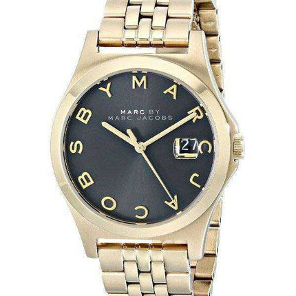 Marc By Marc Jacobs The Slim Black Dial Acciaio inossidabile MBM3315 orologio da donna
