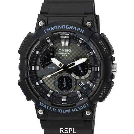 Casio Cronografo analogico retrogrado standard al quarzo MCW-200H-1A2 MCW200H-1A2 100M Orologio da uomo