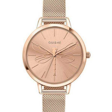 Oui & Me Grande Amourette Orologio da donna al quarzo in acciaio inossidabile tono oro rosa ME010035