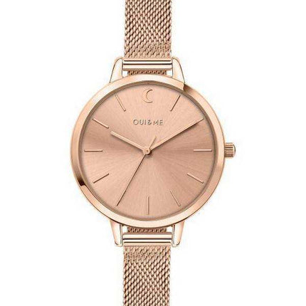Oui & Me Petite Amourette Orologio da donna al quarzo in acciaio inossidabile tono oro rosa ME010095