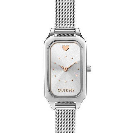 Oui & Me Finette Orologio da donna in acciaio inossidabile con quadrante argentato ME010115