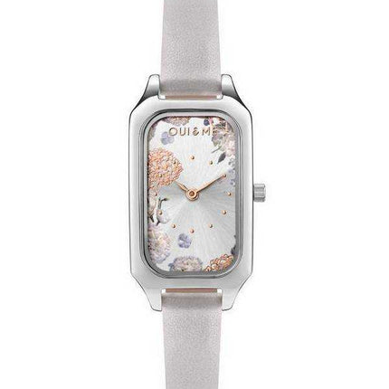 Oui & Me Finette Silver Sunray quadrante cinturino in pelle quarzo ME010121 orologio da donna