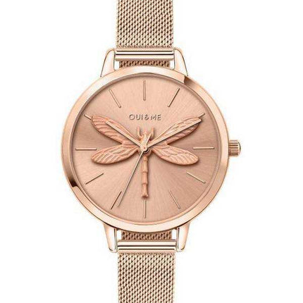 Oui & Me Amourette Orologio da donna al quarzo in acciaio inossidabile tono oro rosa ME010136