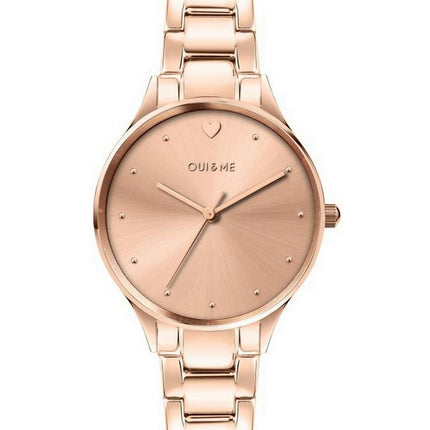 Oui & Me Petite Bichette Orologio da donna al quarzo in acciaio inossidabile tono oro rosa ME010156