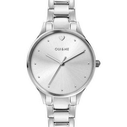 Orologio da donna Oui & Me Petite Bichette quadrante argento in acciaio inossidabile al quarzo ME010157