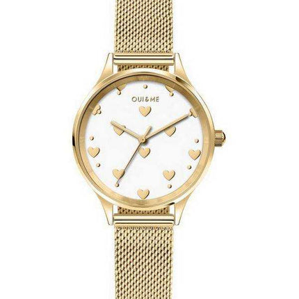 Oui & Me Minette Orologio da donna con quadrante in oro giallo tono oro in acciaio inossidabile ME010171