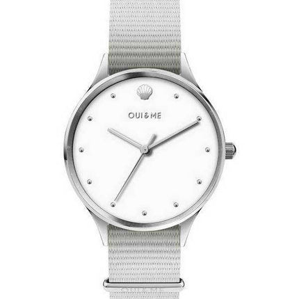 Orologio da donna Oui & Me Petite Bichette quadrante bianco cinturino in nylon quarzo ME010200