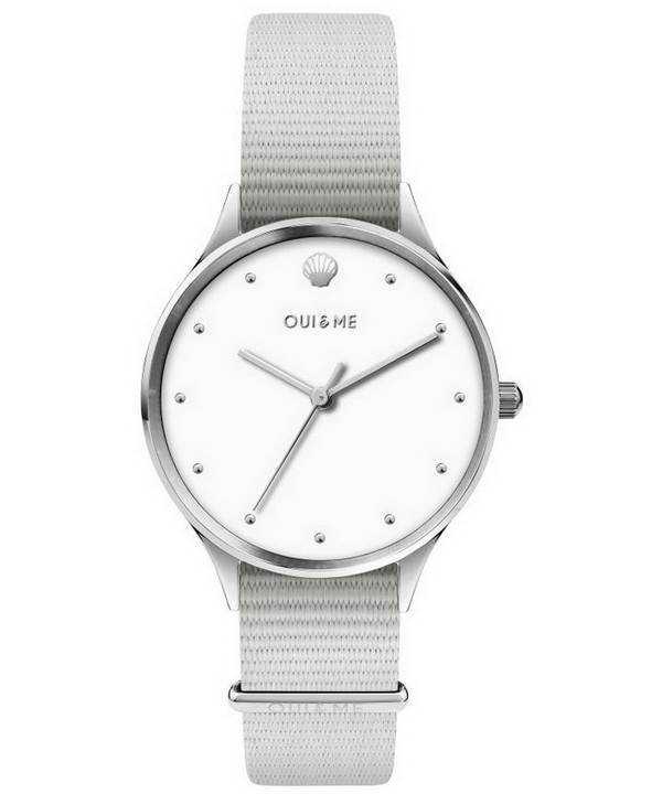 Orologio da donna Oui & Me Petite Bichette quadrante bianco cinturino in nylon quarzo ME010200