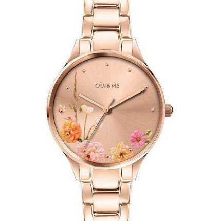 Oui & Me Petite Bichette Orologio da donna al quarzo in acciaio inossidabile tono oro rosa ME010217