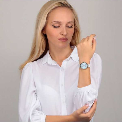 Oui & Me Etoile orologio da donna in acciaio inossidabile con quadrante blu al quarzo ME010293