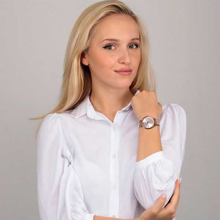 Oui & Me Etoile orologio da donna bicolore in acciaio inossidabile con quadrante argentato al quarzo ME010294