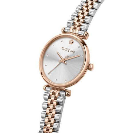 Oui & Me Etoile orologio da donna bicolore in acciaio inossidabile con quadrante argentato al quarzo ME010294