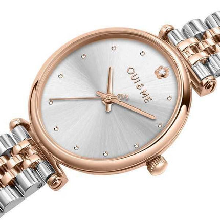 Oui & Me Etoile orologio da donna bicolore in acciaio inossidabile con quadrante argentato al quarzo ME010294