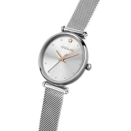 Orologio da donna Oui & Me Etoile in acciaio inossidabile con quadrante argentato al quarzo ME010296