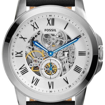 Orologio da uomo Fossil Automatic Grant Black Leather ME3053