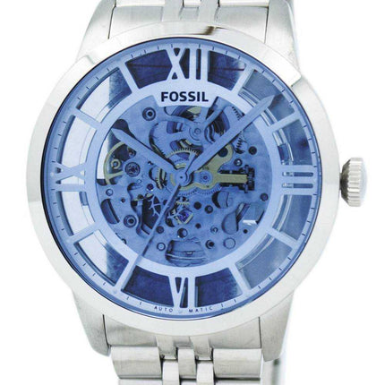 Fossil Townsman Skeleton Dial Automatic ME3073 - Orologio da uomo