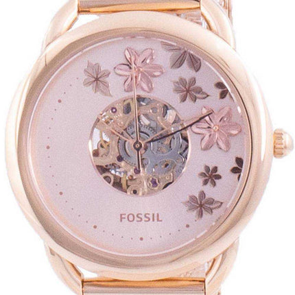 Fossil Tailor Skeleton Dial Automatic ME3187 Orologio da donna