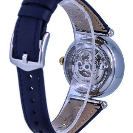 Orologio da donna Fossil Lyric Crystal accenti in pelle con quadrante scheletro automatico ME3199