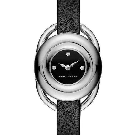 Marc by Marc Jacobs Jerrie Quadrante nero cinturino in pelle MJ1445 orologio da donna