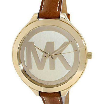 Michael Kors Runway Champagne Dial con MK Logo MK2326 Orologio da donna