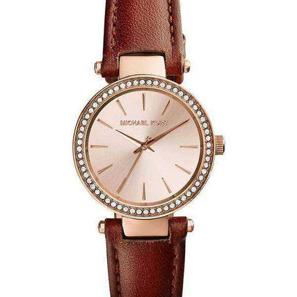 Michael Kors Petite Darci quadrante rosa cristalli MK2353 orologio da donna