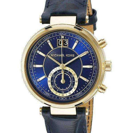 Orologio da donna Michael Kors Sayer con quadrante blu MK2425