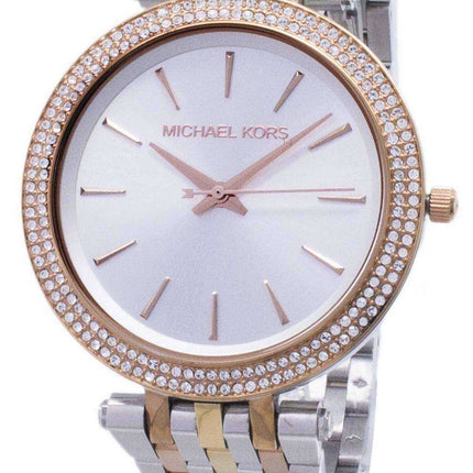 Michael Kors - Orologio da donna con quadrante in cristalli tricromia argento 925