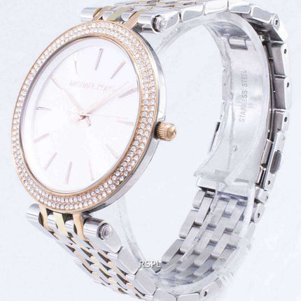 Michael Kors - Orologio da donna con quadrante in cristalli tricromia argento 925