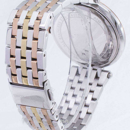 Michael Kors - Orologio da donna con quadrante in cristalli tricromia argento 925
