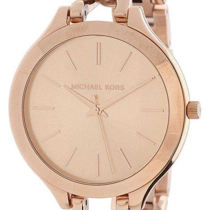 Michael Kors Slim Runway Twist Rose Gold-tone MK3223 Orologio da donna