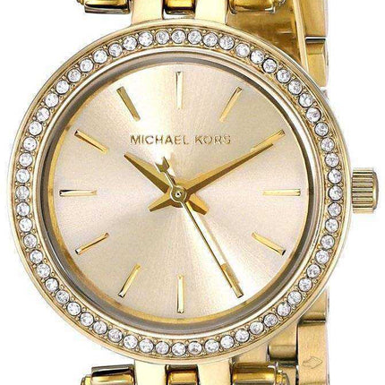 Michael Kors Mini Darci Swarovski Crystals Gold Tone MK3295 - Orologio da donna