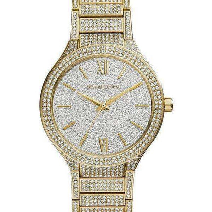 Michael Kors Kerry Crystal Pave Dial Gold Tone MK3360 orologio da donna