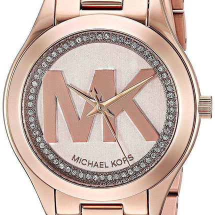 Michael Kors Mini Slim Runway Quartz Diamond Accent MK3549 Orologio da donna