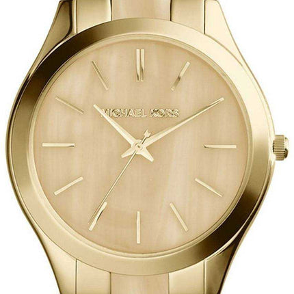 Michael Kors Runway Gold Tone Horn Dial MK4285 Orologio da donna