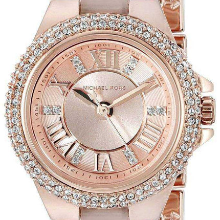 Michael Kors Petite Camille cristalli tono oro rosa MK4292 orologio da donna
