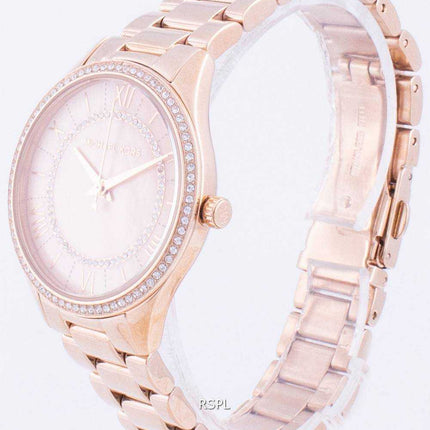 Michael Kors Lauryn MK4491 Quarzo con accenti di diamanti con set regalo Orologio da donna