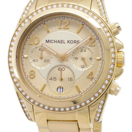 Orologio da donna Michael Kors Golden Runway Glitz Chronograph MK5166