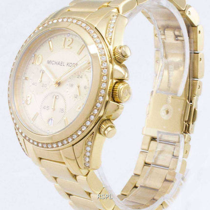 Orologio da donna Michael Kors Golden Runway Glitz Chronograph MK5166