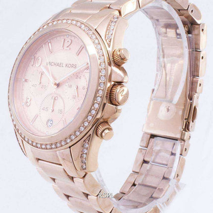 Orologio da donna Michael Kors placcato oro rosa Blair Glitz MK5263