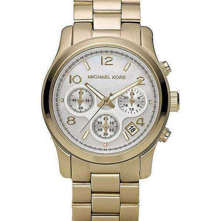 Michael Kors Classic Gold-Tone Chronograph MK5305 Orologio da donna