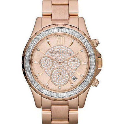Orologio da donna Michael Kors Madison in oro rosa con cronografo in cristallo MK5811