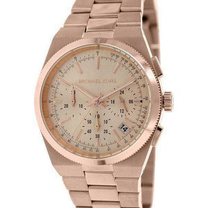 Michael Kors Channing Chronograph quadrante in oro rosa MK5927 orologio da donna