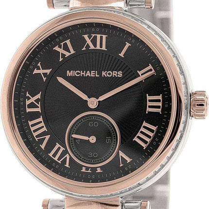 Michael Kors Skylar Black Dial Two Tone MK5957 Orologio da donna