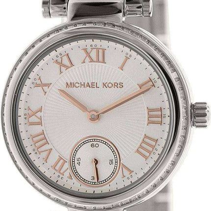 Michael Kors Skylar Silver Dial Crystals MK5970 Orologio da donna