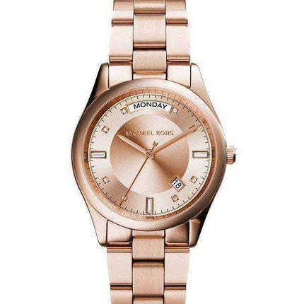 Michael Kors Colette Crystals quadrante in oro rosa MK6071 orologio da donna